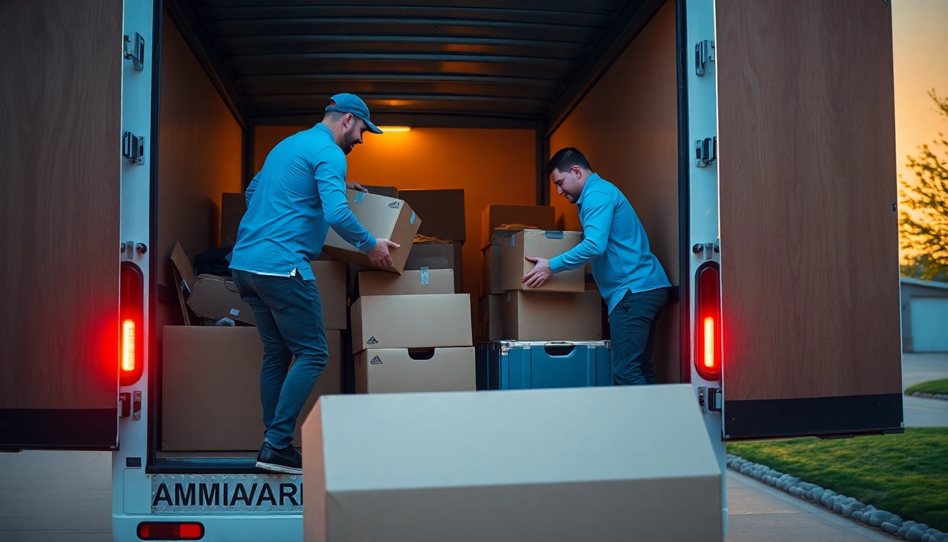 Efficient Umzug Fürth with professional helpers packing for a seamless move