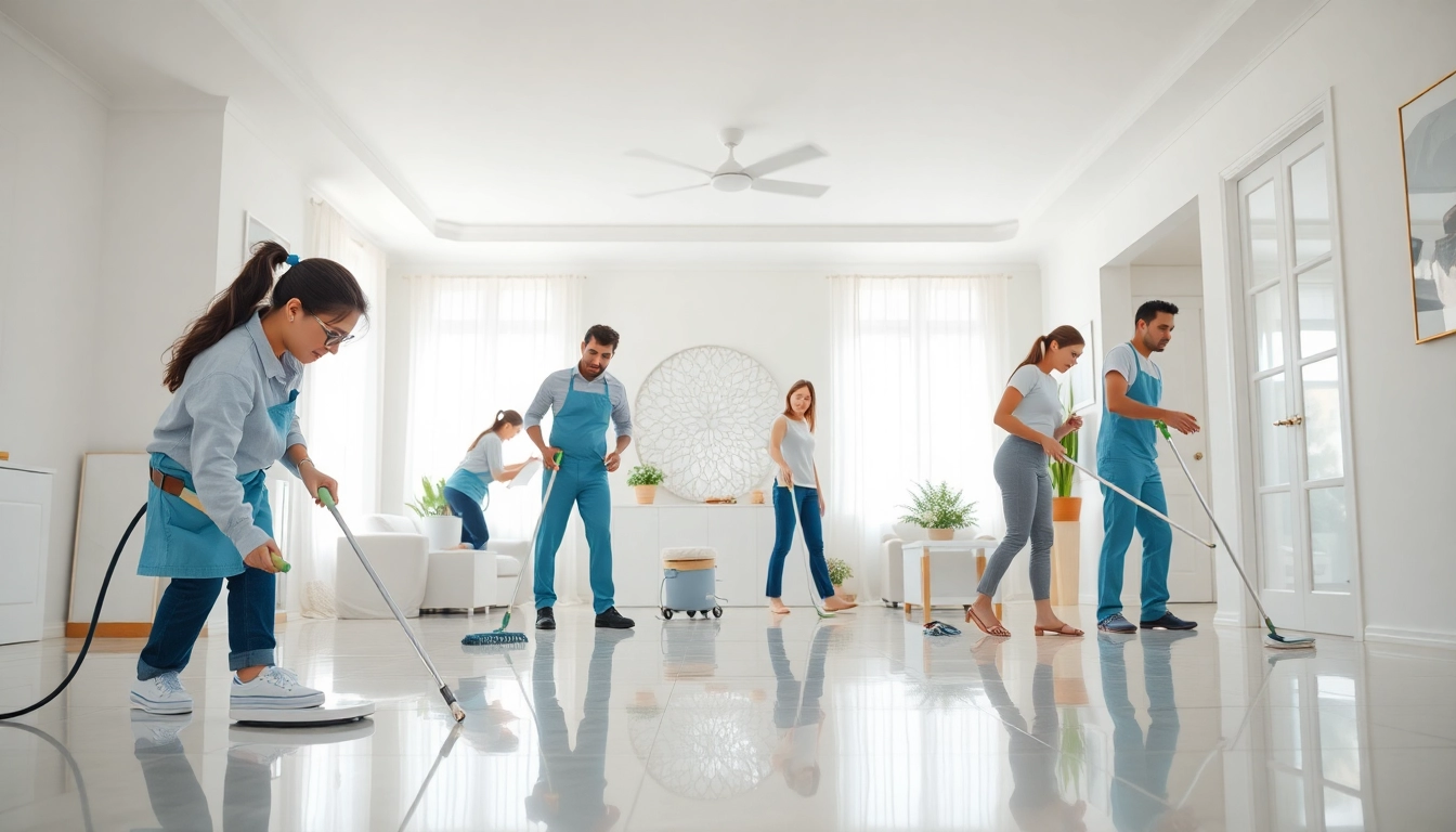 Bond cleaning Logan team demonstrating professional cleaning techniques in a spotless home.