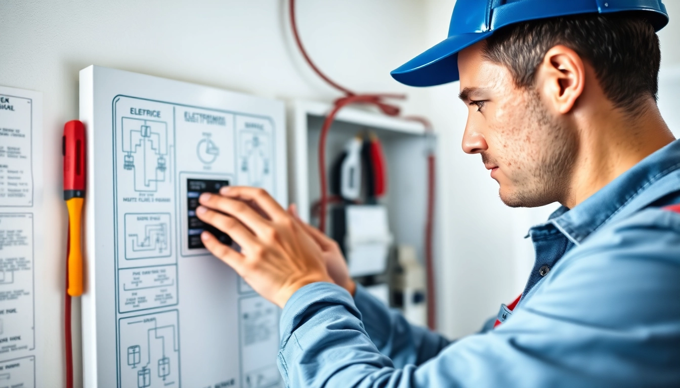 Inspecting an Electrical Panel Clearwater by a licensed electrician for safety and efficiency.