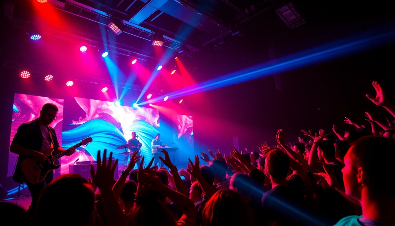 Experience the lively 汽水音乐海外 concert, where musicians and enthusiastic fans create a vibrant atmosphere.