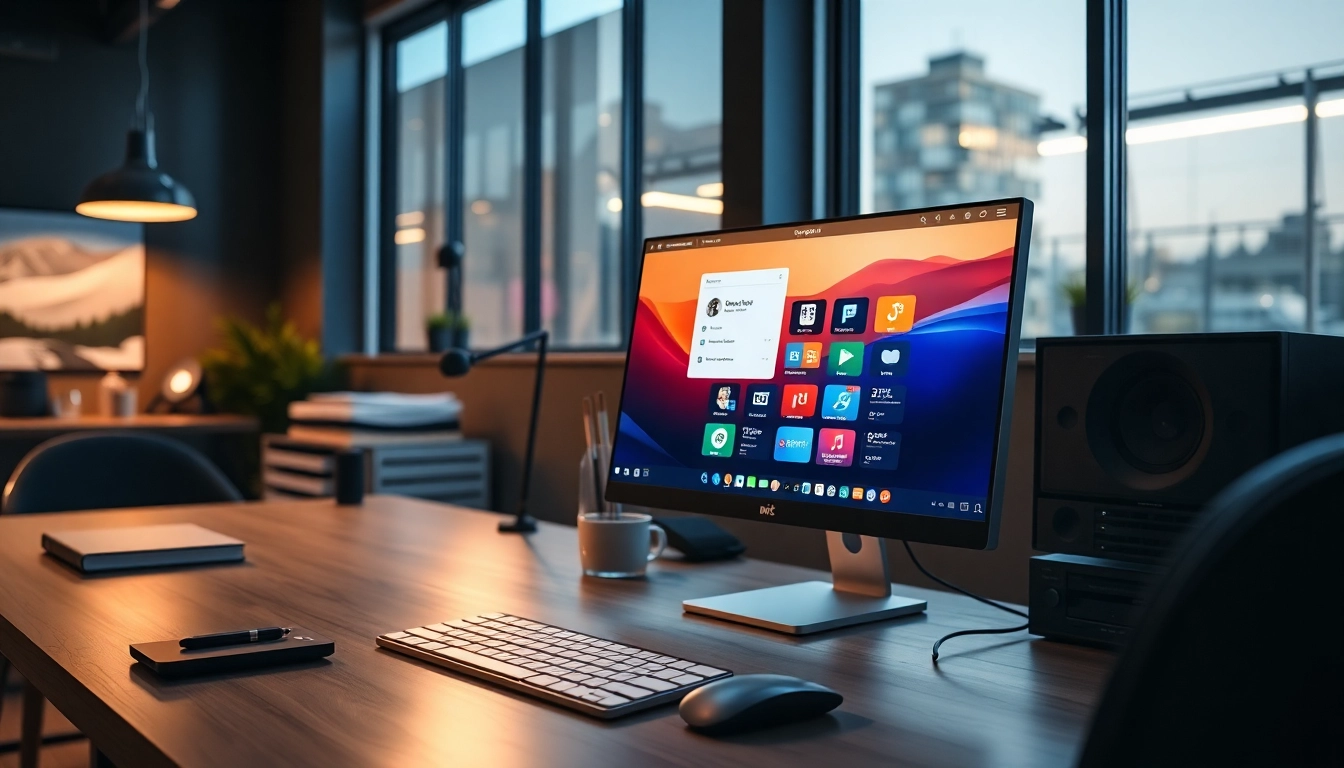 Discover the innovative quickq官网 interface on a modern desktop setup to enhance productivity.