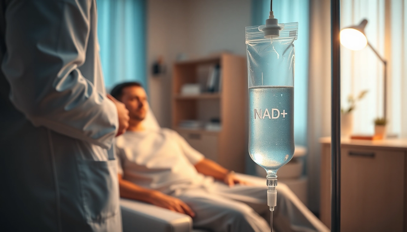 Receive NAD+ IV therapy near me in a relaxing, professional clinic setting.