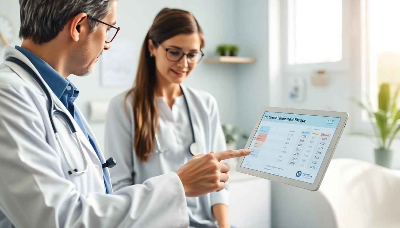 Understand Hormone Replacement Therapy with a healthcare provider in a clinical setting.