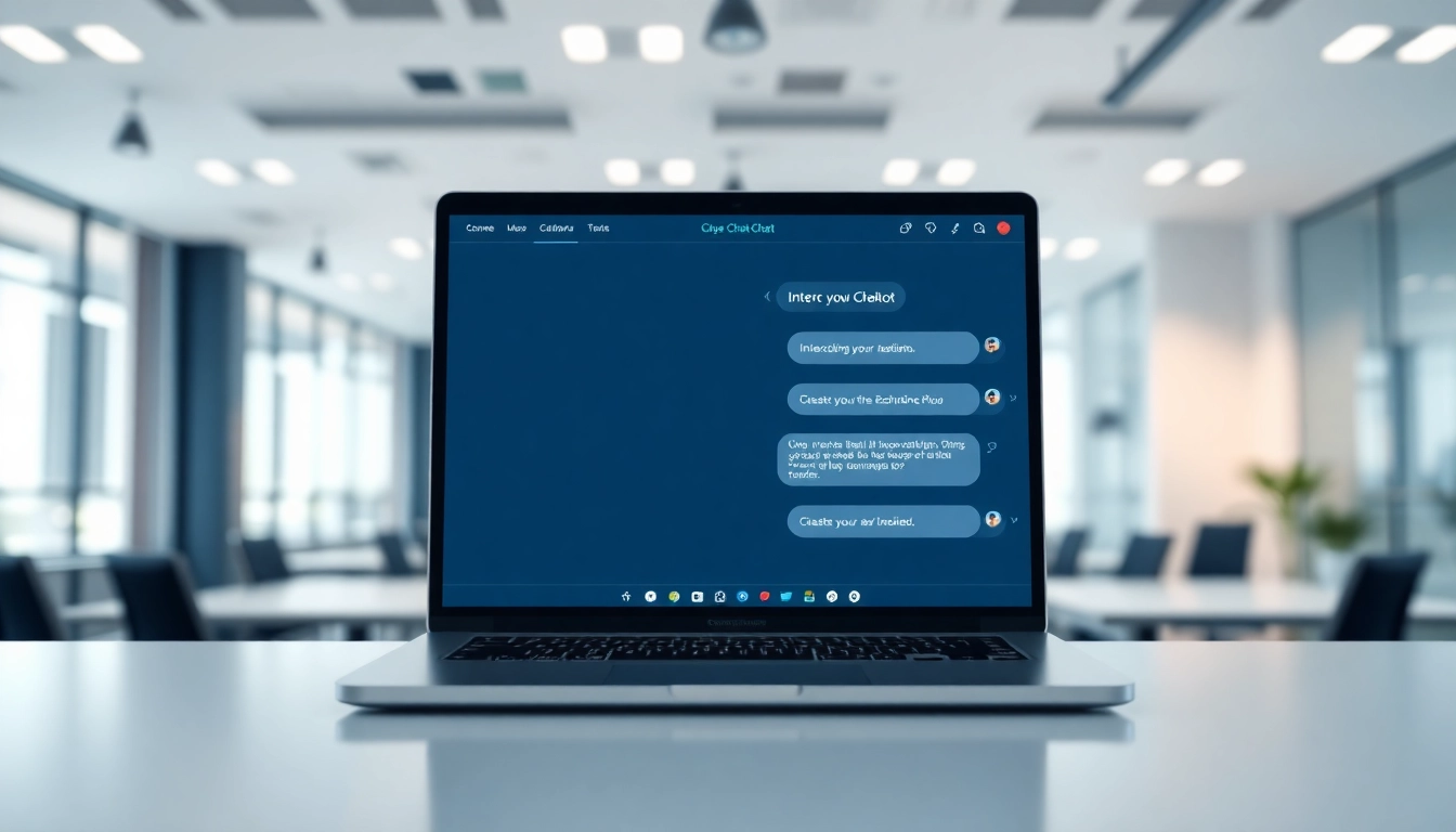 Engaging chatgpt bot for website enhancing user interaction on a modern interface.