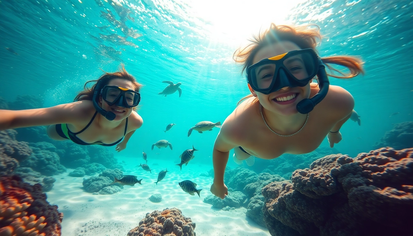Snorkeling Puerto Rico with colorful marine life and coral reefs.
