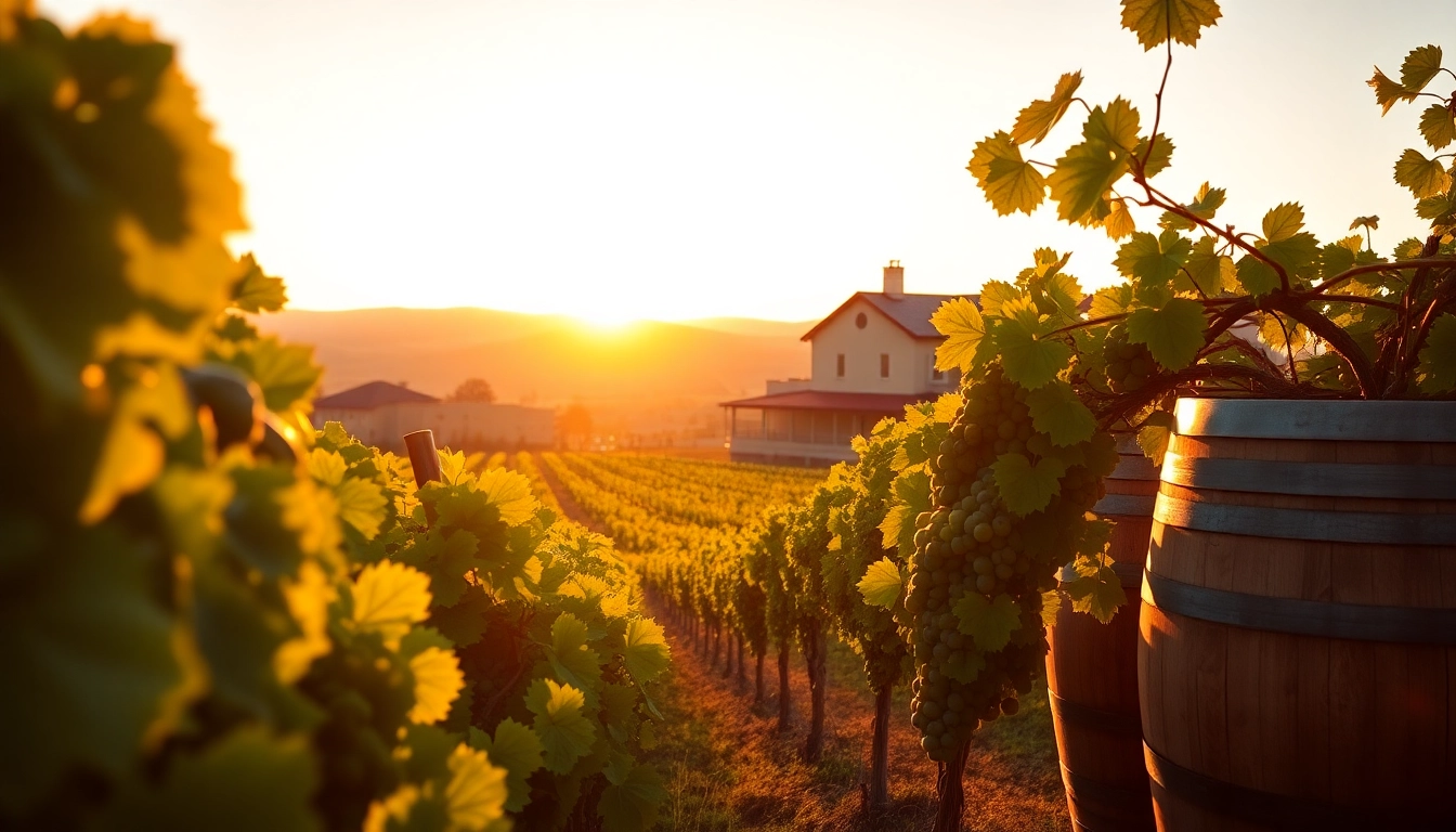 Enjoying wineries in Clarksburg amidst picturesque vineyards and warm sunset hues.