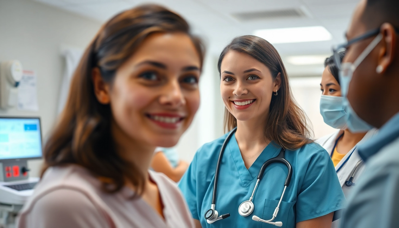 Engaging nurse representing Alabama Board of Nursing in a compassionate healthcare environment.