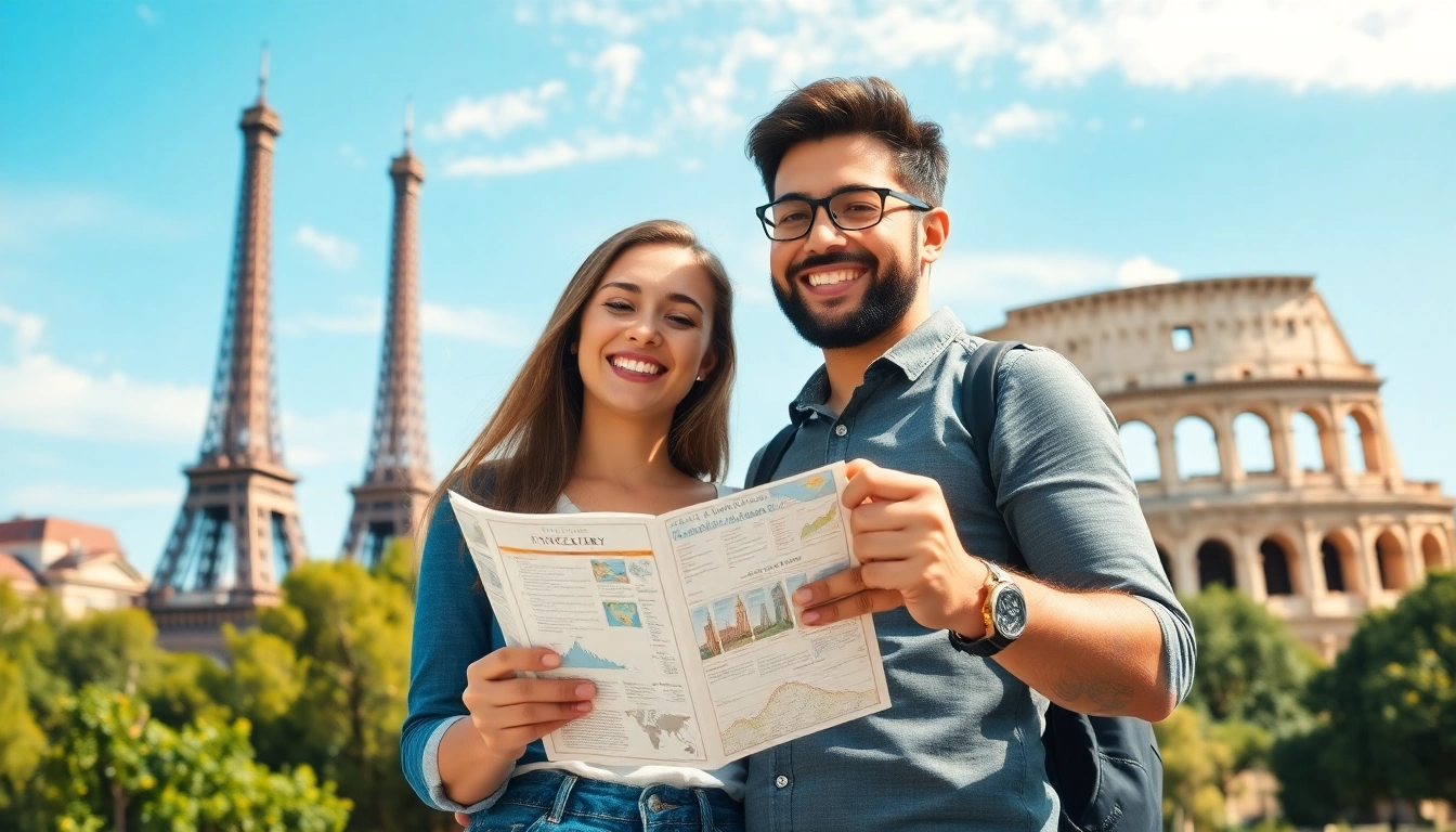 Experience a vibrant europe tour package from malaysia with iconic landmarks and joyful travelers.