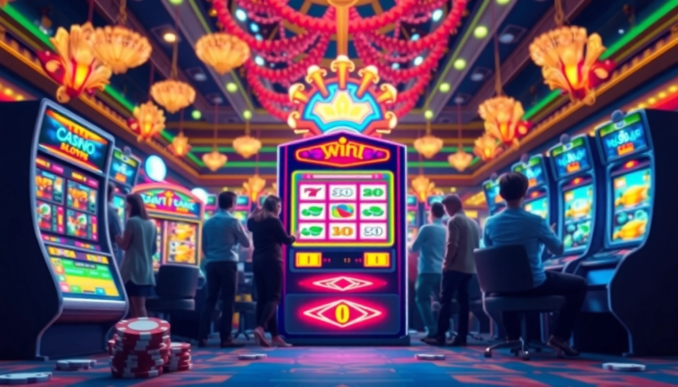 Memenangkan jackpot di https://qqmacan.id dengan suasana kasino online yang ceria.