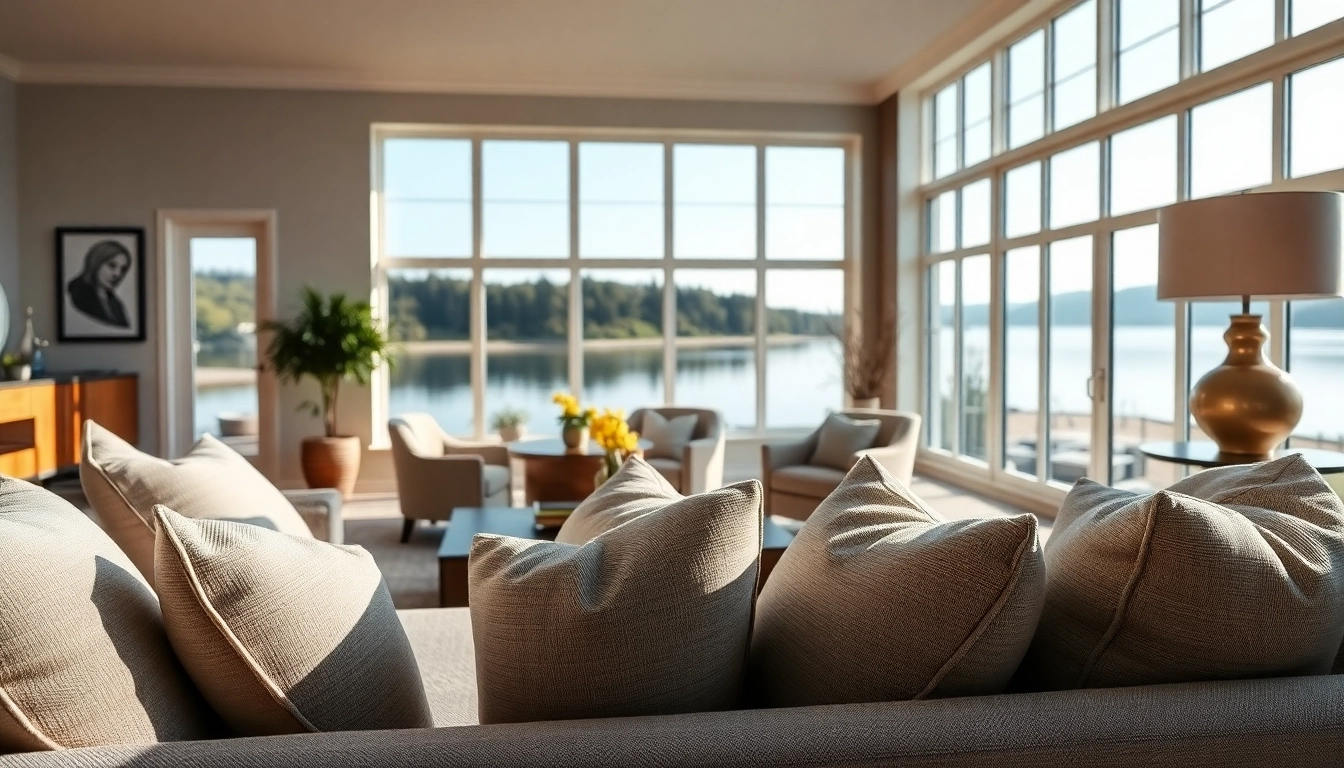 Enhance your Windermere home design with a beautifully styled living room featuring elegant furnishings.