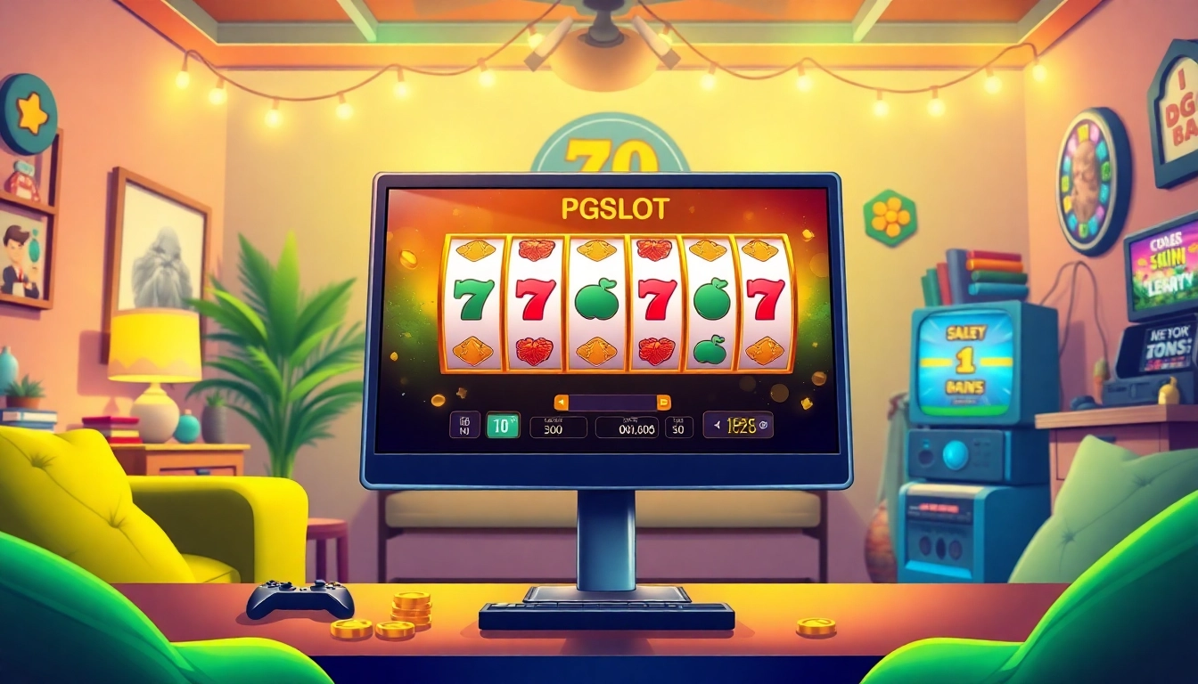 เล่น pgslot ในสภาพแวดล้อมที่น่าตื่นเต้นพร้อมกราฟิกสดใสและบรรยากาศที่น่าสนใจ